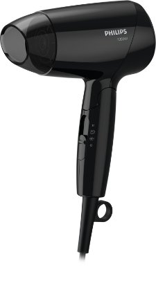 Sušilnik za lase PHILIPS BHC010/10, potovalni, 1200 W, črn