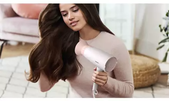 Sušilnik za lase PHILIPS BHD300/00, 1600 W, ThermoProtect, bel