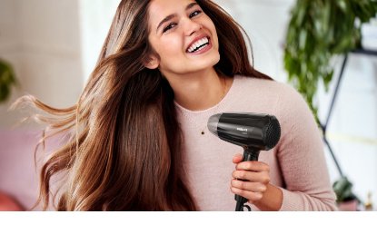 Sušilnik za lase PHILIPS BHC010/10, potovalni, 1200 W, črn