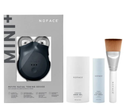 Naprava za nego obraza NUFACE MINI + začetni komplet , temno črn