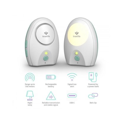 Otroški monitor TRUELIFE NannyTone VM Pocket, avdio, do 700m