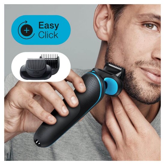 Brivnik BRAUN SERIJA 5 51-M4500CS, brezžičen, za mokro in suho britje, mentol zelen