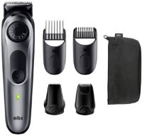 Prirezovalnik/škarje BT 5440 + 5 nastavkov, lase, brada, siv