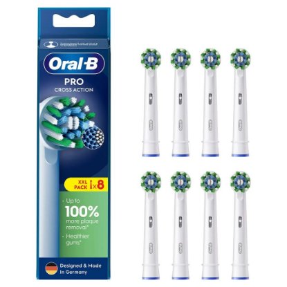 Nadomestne glave zobne ščetke ORAL-B EB 50-8 CA, bele