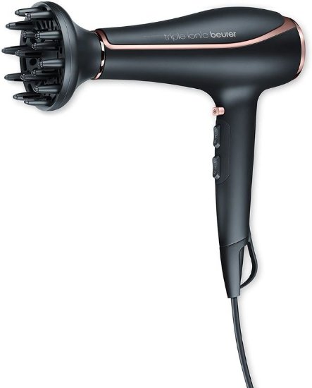 Sušilnik za lase BEURER HC 80, 2200 W, črn