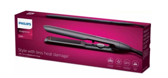 Likalnik za lase PHILIPS BHS510/02, 230 C, 30 s, črna