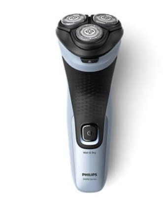 Brivnik PHILIPS X3003/00, brezžična uporaba, za mokro in suho britje, svetlo moder