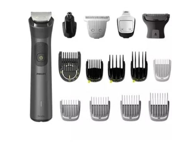 Multigroom PHILIPS Series 7000 MG7950/15, 15 v 1, obraz, lasje in telo
