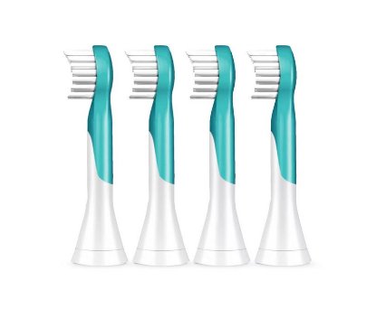 Nadomestne glave zobne ščetke PHILIPS HX6034/33, Philips Sonicare For Kids 3+, 4 kosi