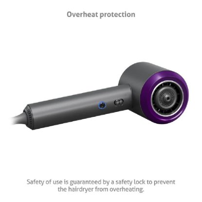 Sušilnik za lase TRUELIFE D3, 1800W, Hair Dryer, črn