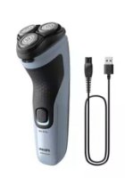 Brivnik PHILIPS X3003/00, brezžična uporaba, za mokro in suho britje, svetlo moder