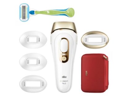 IPL naprava BRAUN PL5382 Silk-expert Pro 5, belo-zlata
