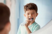 Električna zobna ščetka PHILIPS HX3411/01, sonična, smart, otroška, BT, bela