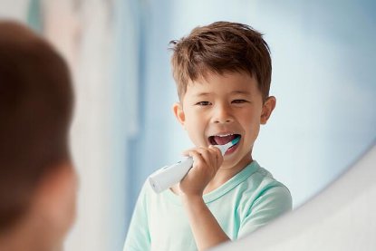 Električna zobna ščetka PHILIPS HX3411/01, sonična, smart, otroška, BT, bela