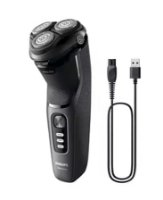 Brivnik PHILIPS S3343/13, brezžična uporaba, za mokro in suho britje, črn