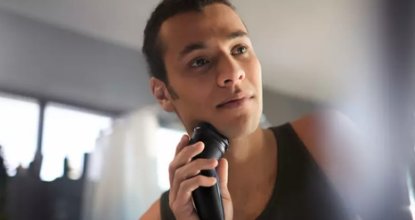 Brivnik PHILIPS X3051/00, brezžična uporaba, za mokro in suho britje, črn