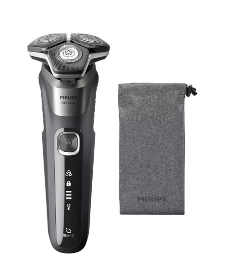 Brivnik PHILIPS S5887/10, za mokro in suho britje, moder