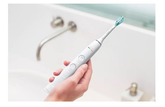 Električne zobne ščetke PHILIPS HX9914/55, sonične, z aplikacijo, 2 kosa, bela