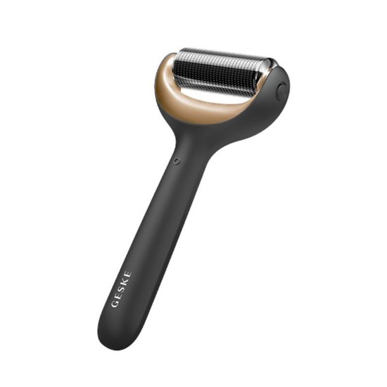 Naprava za nego obraza in telesa GESKE MicroNeedle Face & Body Roller, 8v1, sivi