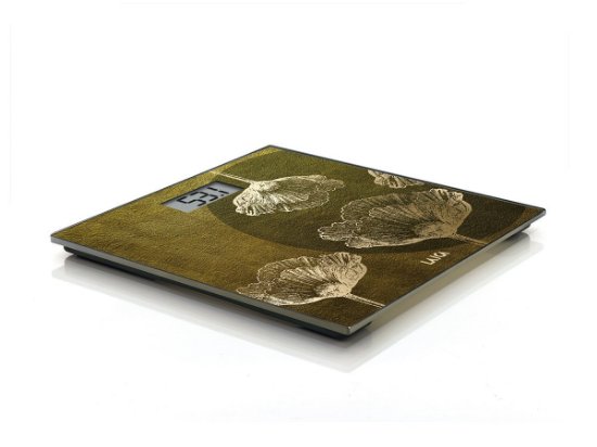 Osebna tehtnica LAICA PS1078 Z, digitalna, 180 kg, steklo, zlata