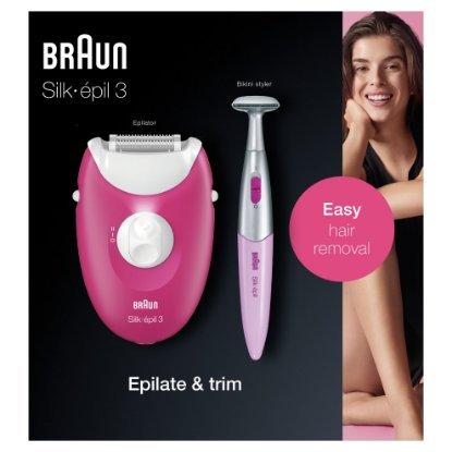 Epilator BRAUN SE 3420 + bikini trimer