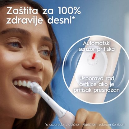Električna zobna ščetka ORAL-B iO2, roza