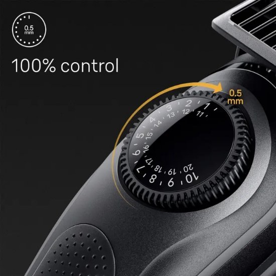 Prirezovalnik/škarje Braun BT 5420, 5 nastavkov, črn