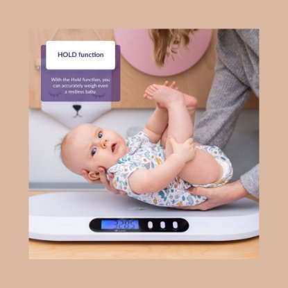 Pametna tehtnica TRUELIFE BabyScale B5 BT, za dojenčke, do 20kg, bela
