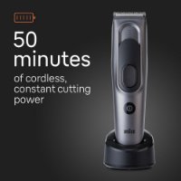 Prirezovalnik/škarje BRAUN HC7390, 2 nastavka, črn