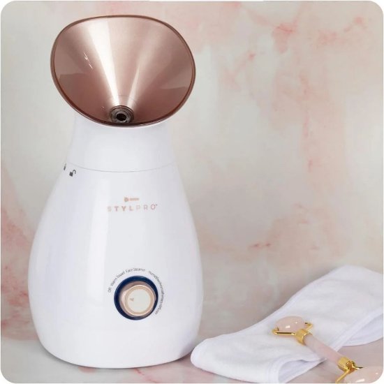 Ionska savna za obraz STYLPRO Facial Steamer, bela