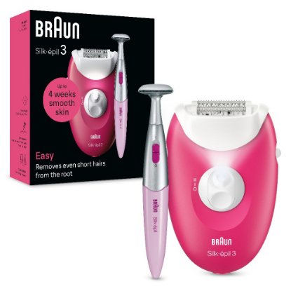 Epilator BRAUN SE3-202, Silk-epil, roza