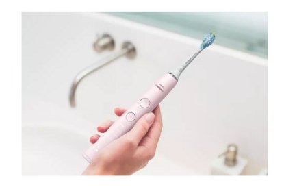 Električna zobna ščetka PHILIPS HX9911/29, sonična, z aplikacijo, rožnata