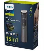 Multigroom PHILIPS Series 7000 MG7950/15, 15 v 1, obraz, lasje in telo