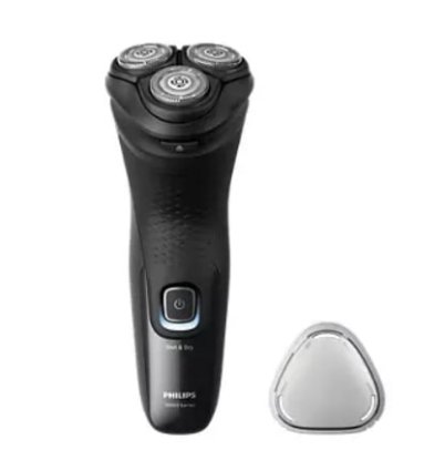 Brivnik PHILIPS X3051/00, brezžična uporaba, za mokro in suho britje, črn