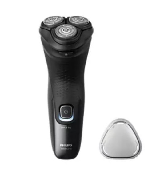 Brivnik PHILIPS X3051/00, brezžična uporaba, za mokro in suho britje, črn