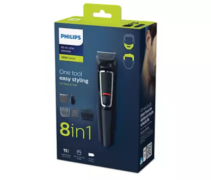 Trimer PHILIPS MG3730/15, 8 v 1, za lase in brado