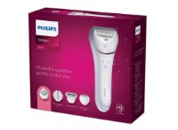 Epilator PHILIPS BRE740/10, za mokro in suho uporabo, + 9 nastavkov