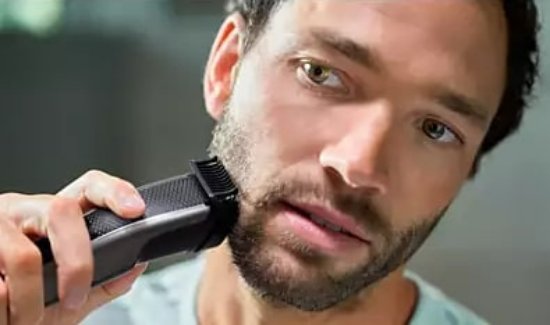 Trimer PHILIPS Series 5000 BT5515/20, za brado, žična in brezžična uporaba