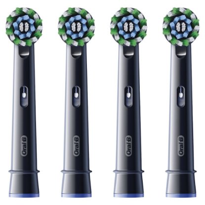 Nadomestne glave zobne ščetke ORAL-B EB 50-4 Cross Action Black