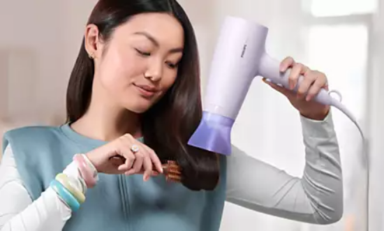 Sušilnik za lase PHILIPS BHD341/10, 2100 W, ThermoProtect