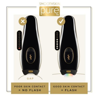 IPL naprava SMOOTHSKIN Pure Fit, črna