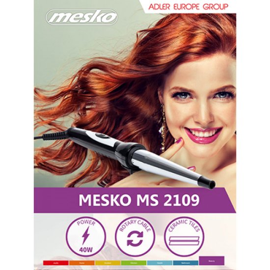 Kodralnik za lase MESKO MS2109, 40 W, črn