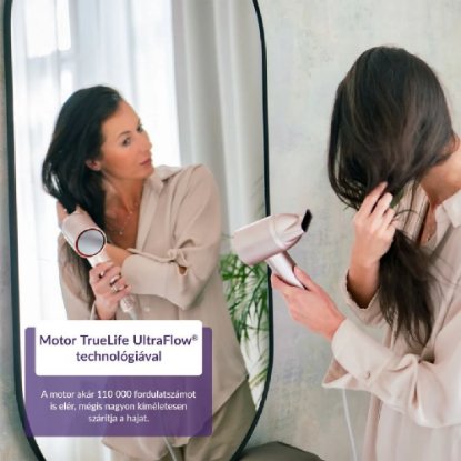 Sušilnik za lase TRUELIFE D6, 1600W, Hair Dryer, roza