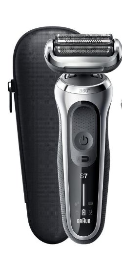 Brivnik BRAUN SERIJA 7 71-S7200CC, brezžičen, za mokro in suho britje, srebrn