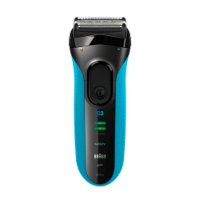 Brivnik BRAUN 3040 WET & DRY, 100% pralen pod vodo, IPX7, črno-moder