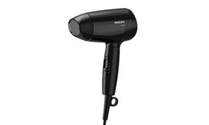 Sušilnik za lase PHILIPS BHC010/10, potovalni, 1200 W, črn