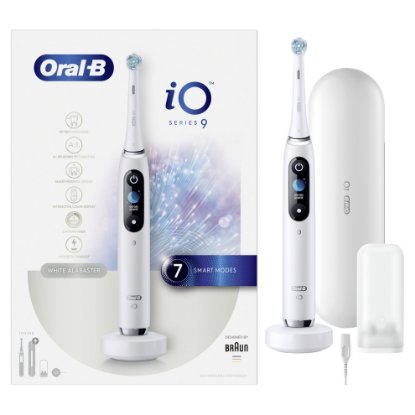 Električna zobna ščetka ORAL-B iO9, White Alabaster