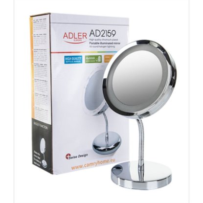 Ogledalo z osvetlitvijo ADLER AD2159, LED, 3x povečava
