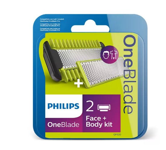 Nadomestne rezila PHILIPS QP620/50, OneBlade, obraz + telo
