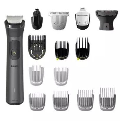 Multigroom PHILIPS Series 7000 MG7940/15, 15 v 1, obraz, lasje in telo